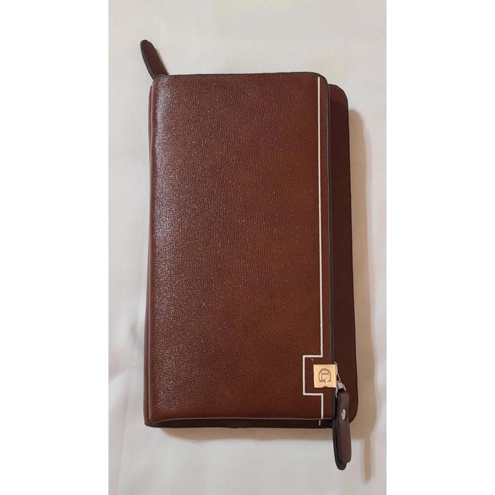 Men Long Business Clutch Zipper Purse Wallet Large Capacity Phone Holder Handbag